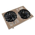 Aluminum Radiator Shroud with Dual Fans for Chevy