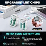 4PCS Rechargeable Wireless LED Strobe Lights