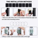4PCS Rechargeable Wireless LED Strobe Lights