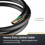 4-Pin 5-Wire Trailer Wiring Harness - 26FT