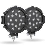 7-Inch Round LED Offroad Lights for Trucks