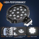 7-Inch Round LED Offroad Lights for Trucks