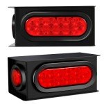 Steel Trailer Light Box Kit with LED Lights
