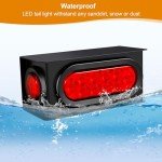 Steel Trailer Light Box Kit with LED Lights