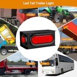 Steel Trailer Light Box Kit with LED Lights