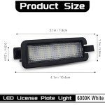 LED License Plate Light for 2015-2023 Dodge, Chrysler