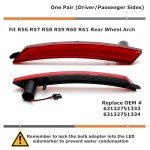 LED Rear Side Marker Lights for MINI Cooper