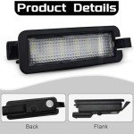 LED License Plate Light for 2015-2023 Dodge, Chrysler