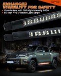 LUMENIX 60" LED Emergency Strobe Light Strips