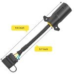7 Pin to 5 Pin Trailer Adapter Plug Converter