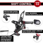 Adjustable Rearsets for Honda CBR1000RR and CBR600RR