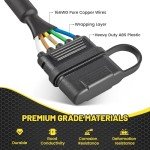 7 Pin to 5 Pin Trailer Adapter Plug Converter