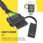 7 Pin to 5 Pin Trailer Adapter Plug Converter