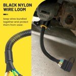7 Pin to 5 Pin Trailer Adapter Plug Converter