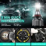 Toyota Sienna 2011-2020 9005 H11 LED Bulbs Set