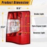 Boine Right Passenger Tail Light for Town & Country
