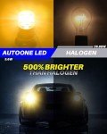 Super Bright Amber 1156 LED Bulbs – Pack of 2