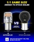 Super Bright Amber 1156 LED Bulbs – Pack of 2