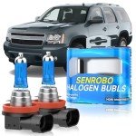Bright Halogen Headlight Bulbs for Chevy Tahoe 2007-2015