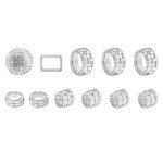 Bling Trim Kit for Honda & Acura Controls