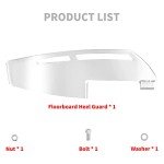 Harley Softail Motorcycle Floorboard Heel Guard in Chrome