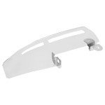 Harley Softail Motorcycle Floorboard Heel Guard in Chrome