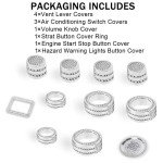 Bling Trim Kit for Honda & Acura Controls