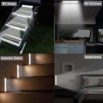 Motion Sensor LED RV Step Lights - 3 Pack