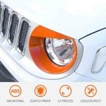 Jeep Renegade Angry Eyes Headlight Cover Trim