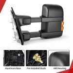 YITAMOTOR Towing Mirrors for 1999-2007 Ford Super Duty
