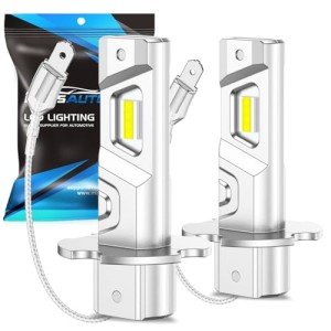 Marsauto H3 Fog Light Bulb - 10000LM, 6000K, Pack of 2