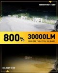 Termitor D1S LED Fog Light Bulbs - 30000 Lumens
