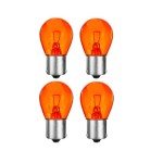 Amber Halogen Turn Signal Bulbs - 4 Pack