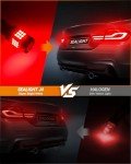 Brilliant Red 3157 LED Strobe Brake Lights - 2 Pack