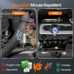 3-in-1 Ultrasonic Rodent Repellent for Cars - 2 Pack