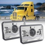 4x6 LED Headlight Conversion Kit for Jeep & Kenworth