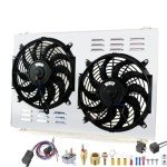 CoolingMaster Aluminum Radiator Shroud & Fans for Chevy/GMC