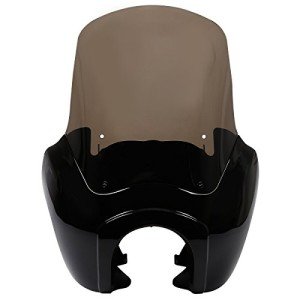 XFMT Gloss Black Upper Fairing Kit for Harley