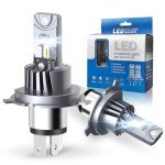 LED H4 Fog Light Bulbs - Super Bright 22000LM