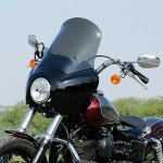 XFMT Gloss Black Upper Fairing Kit for Harley