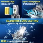 LED H4 Fog Light Bulbs - Super Bright 22000LM