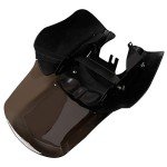XFMT Gloss Black Upper Fairing Kit for Harley