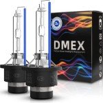 DMEX 8000K HID Headlight Bulbs - Pack of 2