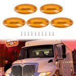 5Pcs LED Cab Marker Lights for Trucks