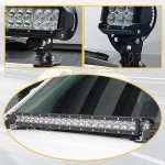 Adjustable LED Light Bar Mounting Brackets - 2PCs