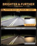MIFMIA H1 LED Bulbs - 34000LM Cool White