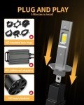 MIFMIA H1 LED Bulbs - 34000LM Cool White