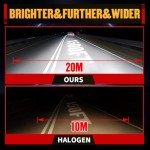 EASIREACH H4 Light Bulbs, 40000LM Bright, Pack of 2