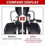 Universal Adjustable Motorcycle Highway Foot Pegs (Black)