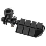 Universal Adjustable Motorcycle Highway Foot Pegs (Black)